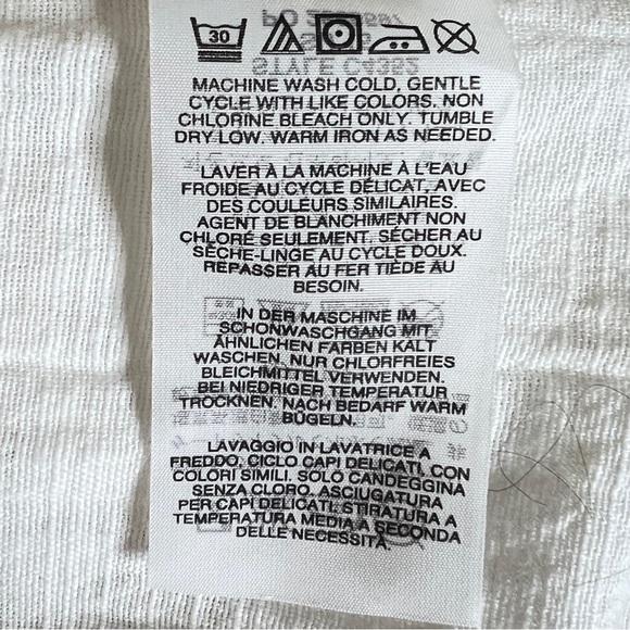 J. Crew Beaded Cotton Tunic with Tassles - Size Medium - Picture 6 of 7